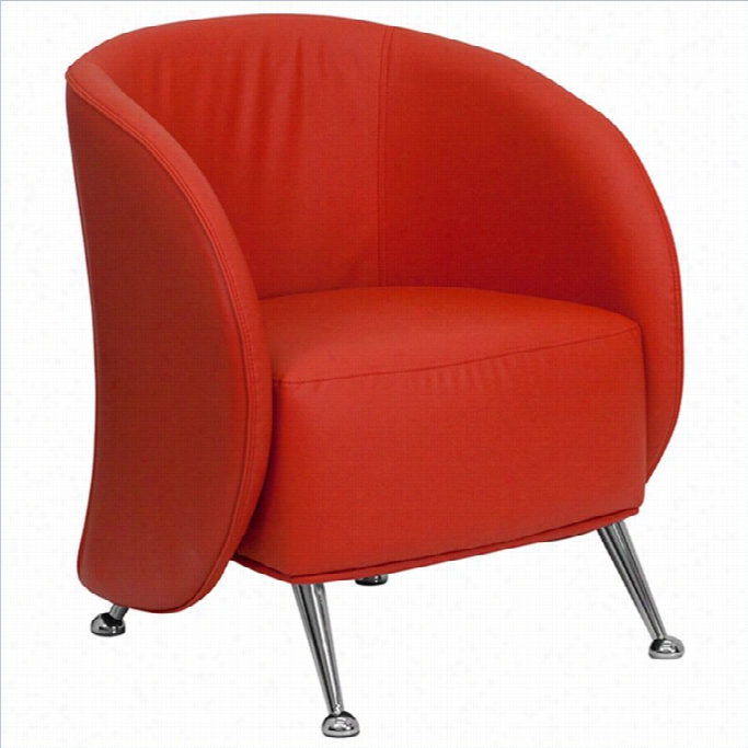 Flash Furniture Hercues Jet Series Reception Chair In Red