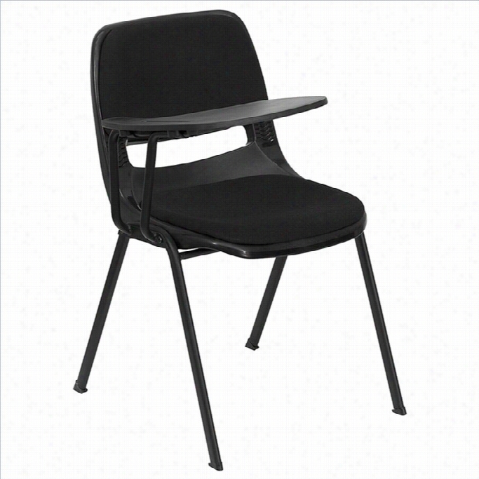 Flash Furniture Paded Ergonomic Shell Chair I Black