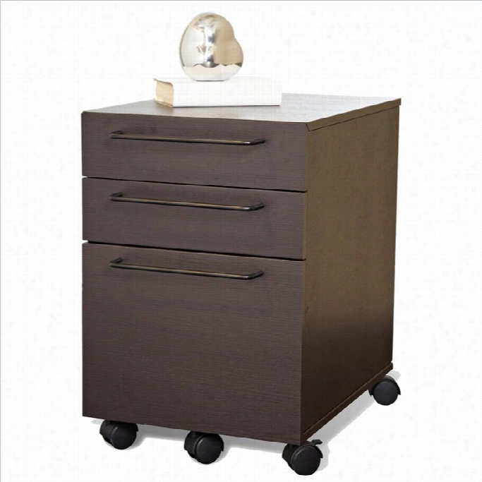 Jsspero Ffice 200 Collection File Cabinet In Espresso