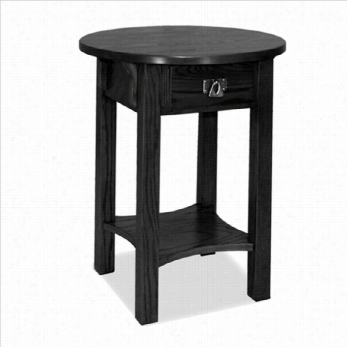 Leick Furniture Anyplace Side Table In Slate Black Finish
