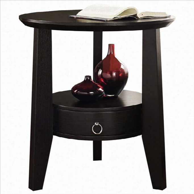 Monarch Accent Table In Acppuccino With Darwer