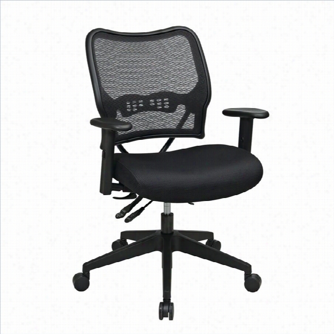 Office Star 13 Succession Ooffice Chair With Airgrid Back And Ensnare Seat In Dark