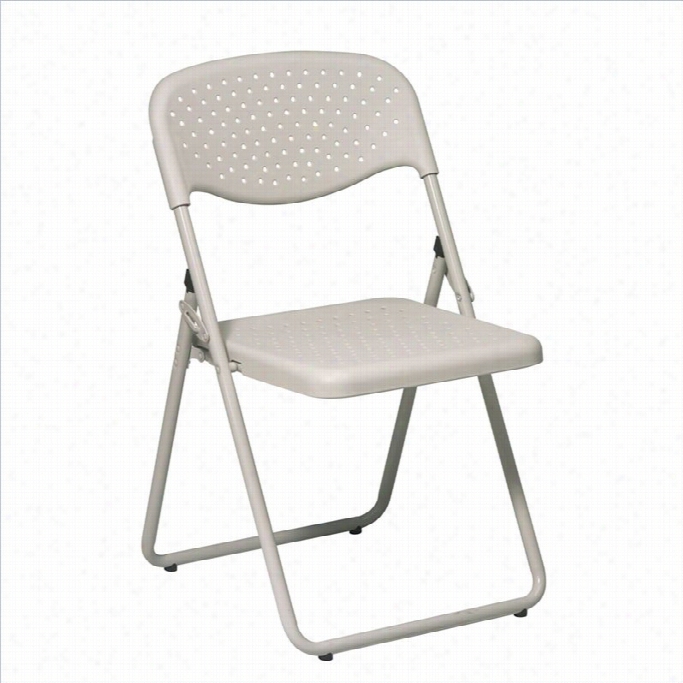 Office Heavenly Body Fc Series Set Of 4 Plastic Ffolding Chair In Beige