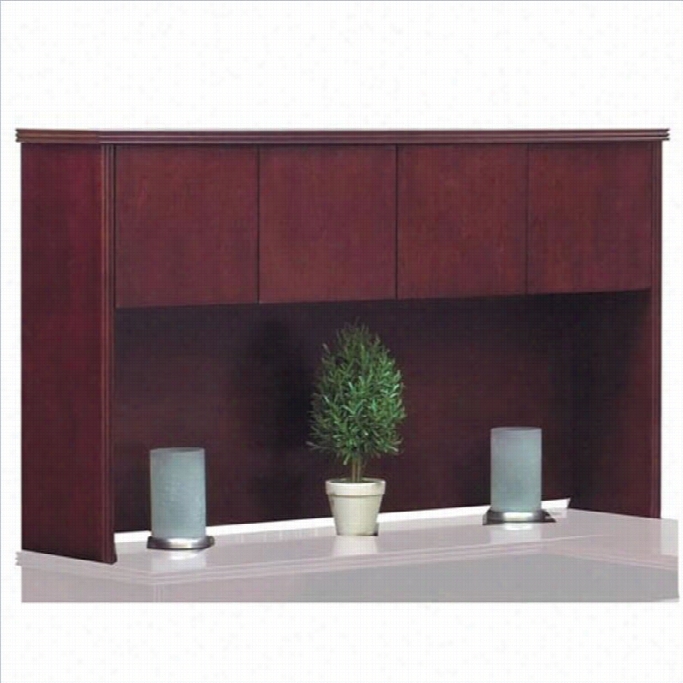 Offices To Go 17 Overhead Hutch With Doors-american Cherry