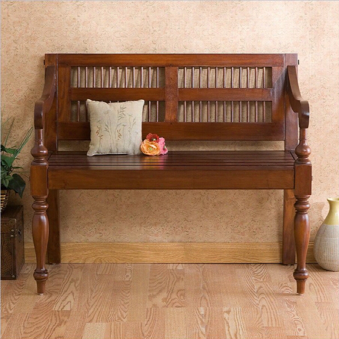 Southern Enterprises Cassic Mahogany Benchh