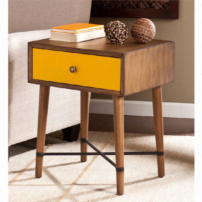 Southern Enterprises Norwich Accent Table In Yellow