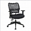 Office Star 13 Series Office Chair with AirGrid Back and Mesh Seat in Black