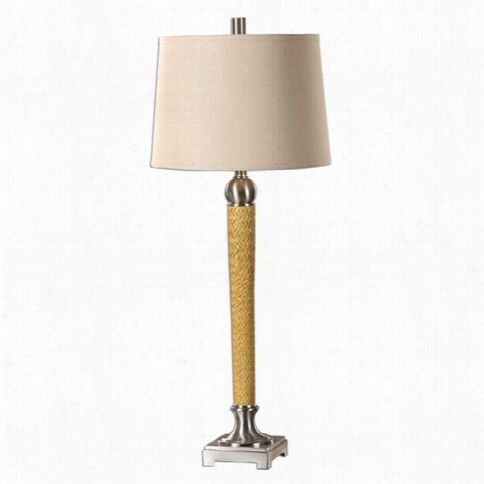 Uttermost Caterina Leather Tan Lamp