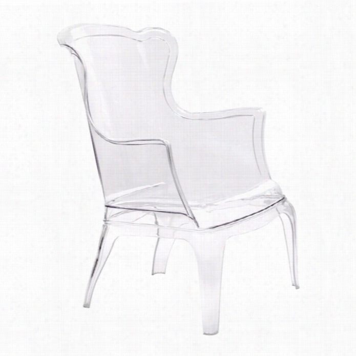 Zuo Vision Accent Chair In Transparent