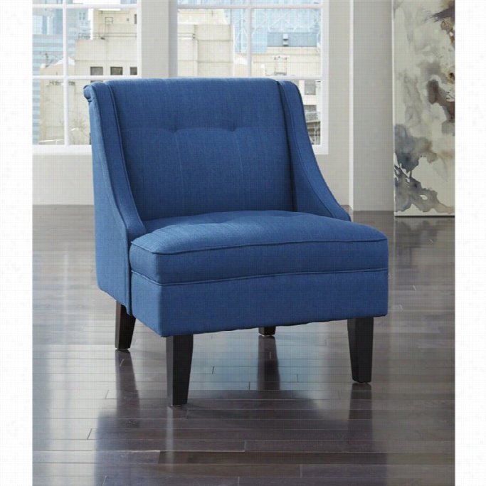 Ashley Clarinda Fabric Accent Seat Of Justice In Blue