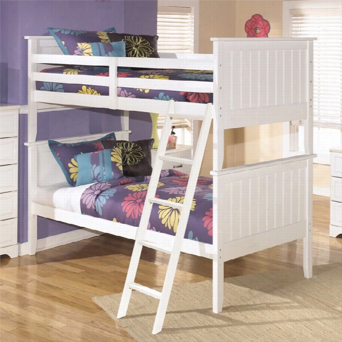 Ashley Lulu Woood Doubled Berth Bed In White