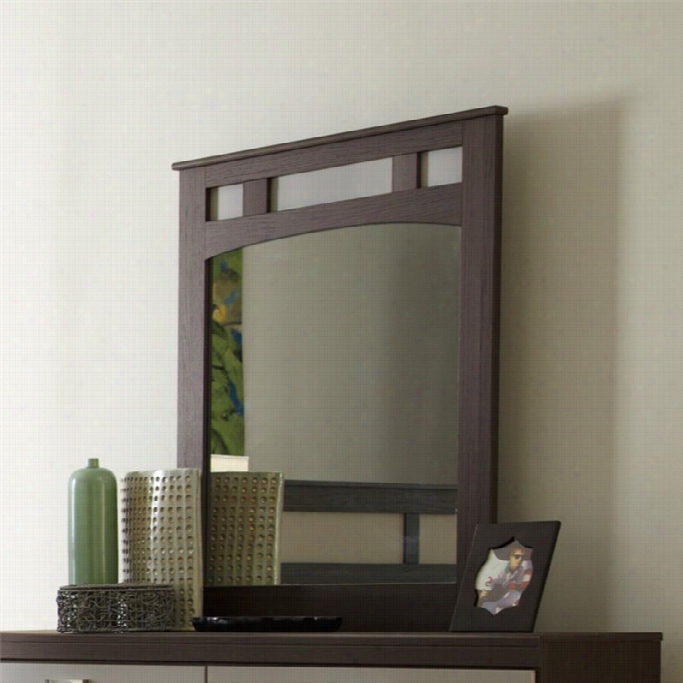 A Sshley Wellatown Bedroom Mirror In Brown