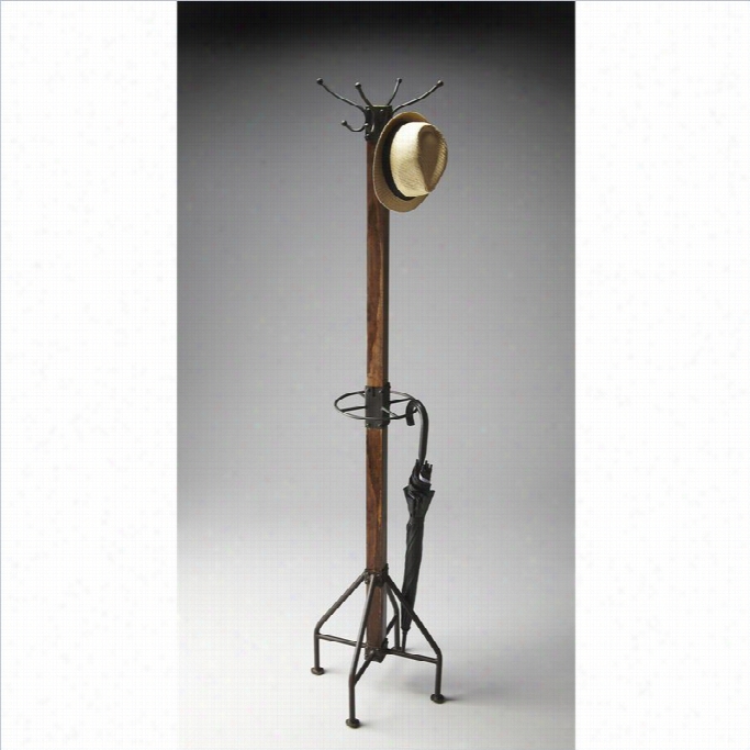 Butler Specialty Industrial Chic Mountain Lodge Costumer Coat Rack