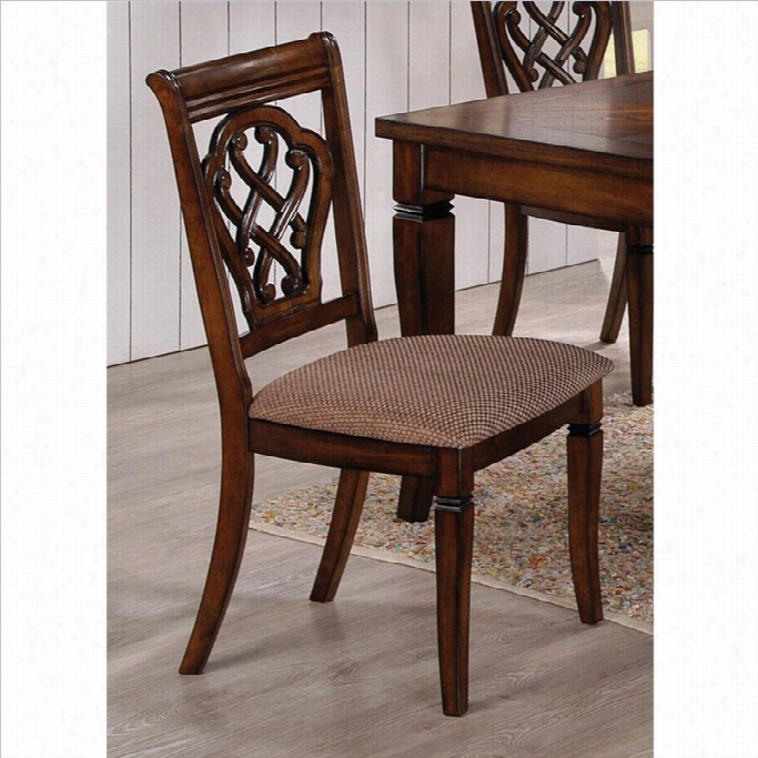 Coaster Dining Chair In Oak