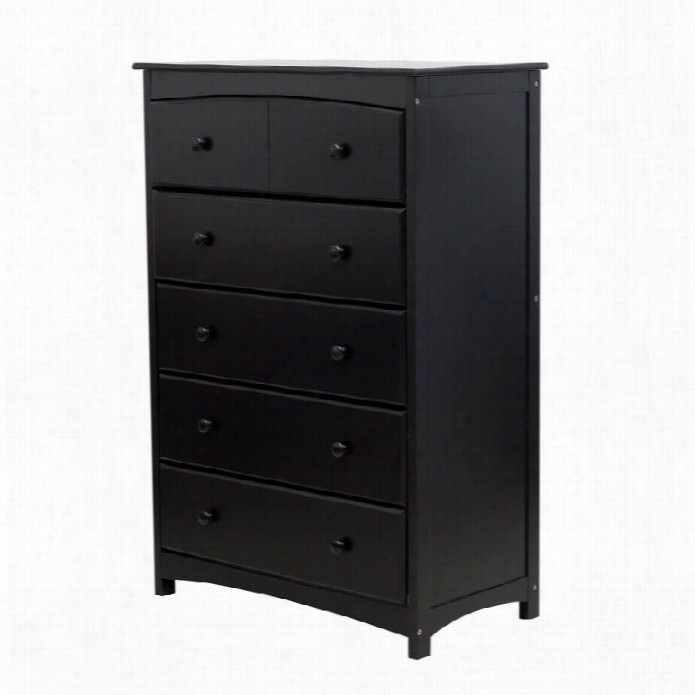 Dream On  Ms Freeport 5 Drawer Hest In Black