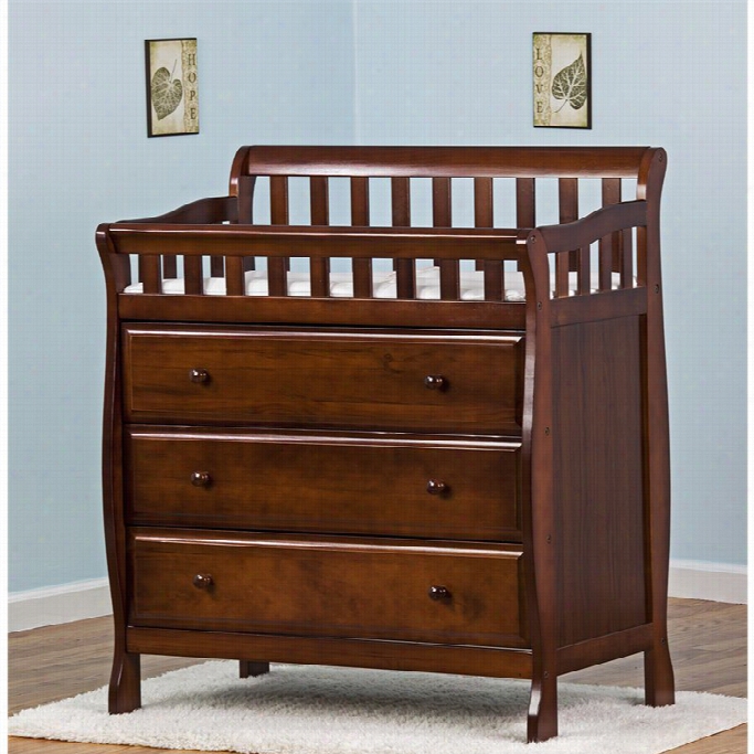 Dream On Me Marcus Changing Table And Dresser In Espresso