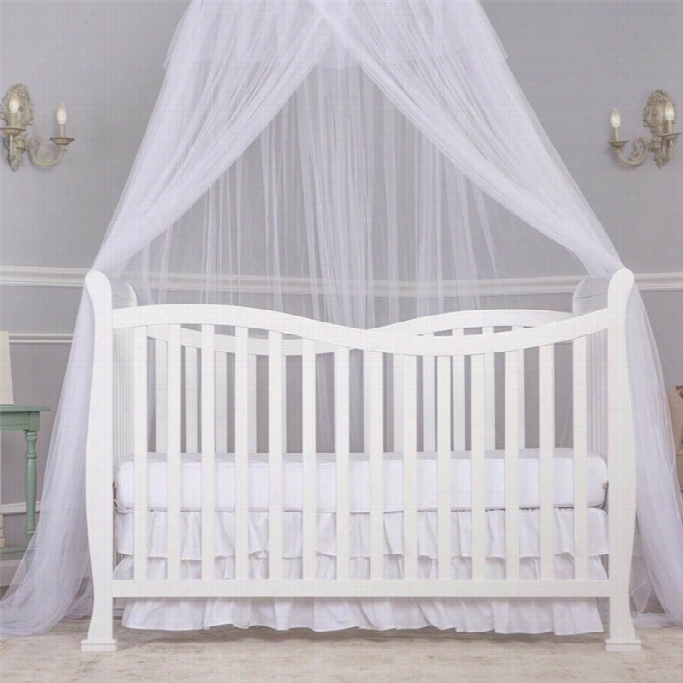 Dream On Me Violet 7-in-1 Convertible Life Sty Le Crib In White