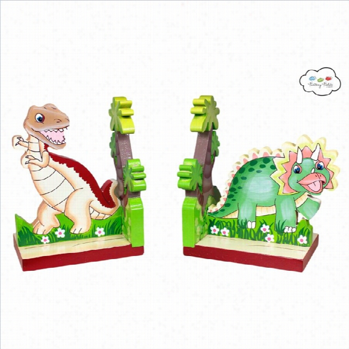 Fantasy Fields Ha Nd Carved Dinosaur K Ingdom Set Of Bookends