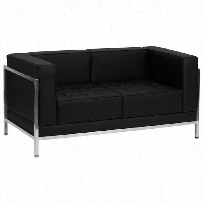 Flash Furniture Hercules Imagination Series Love Seat In Blck