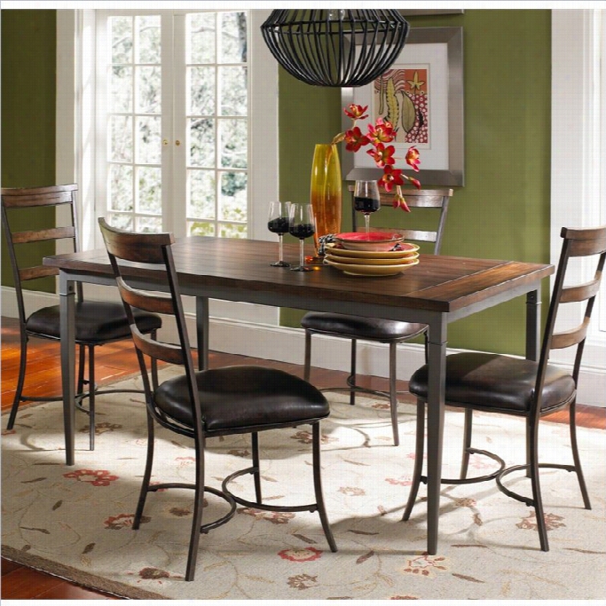 Hillsdale Cameon 5 Pc Rectangular Wood Dining Set