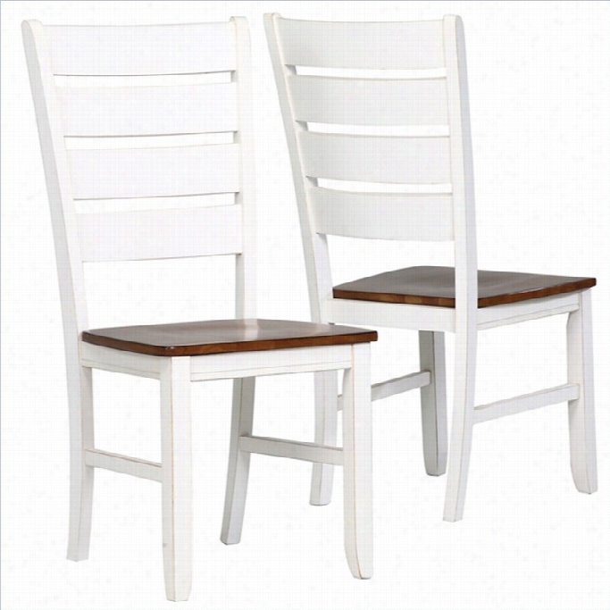 Monarch Dining Chair In Antique White Ando Ak (set Of 2)