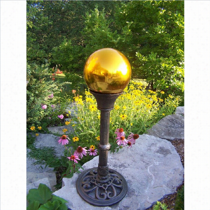 Oakland Living Gold Gazngball In  Antique Bronze