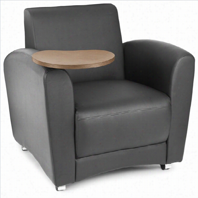 Ofm Interplay Rolling Guest Chair With Right Table T Arm