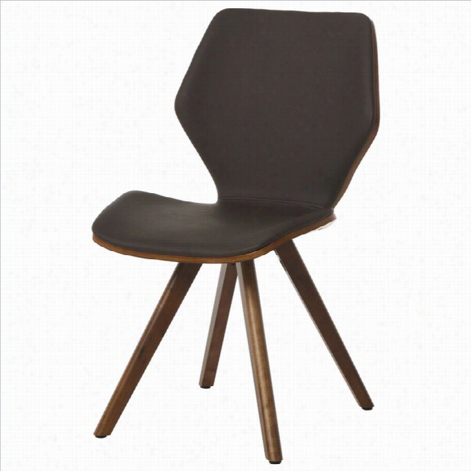 Patel Furniture Glas Gow Dining Chair In Coffee