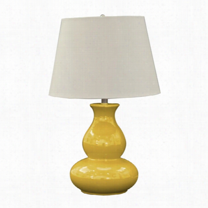 Renwiil Sunries Table Lamp In Mustard Yellow