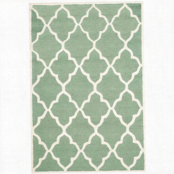 Safavieh Cambridge Teal Transsitional Rug - 4' X 6'