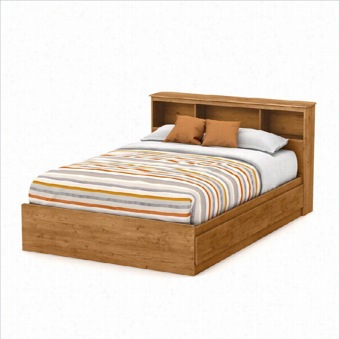 South Prop Little Treasures Full  Maes Bed With 3 Drawers In Country Pine