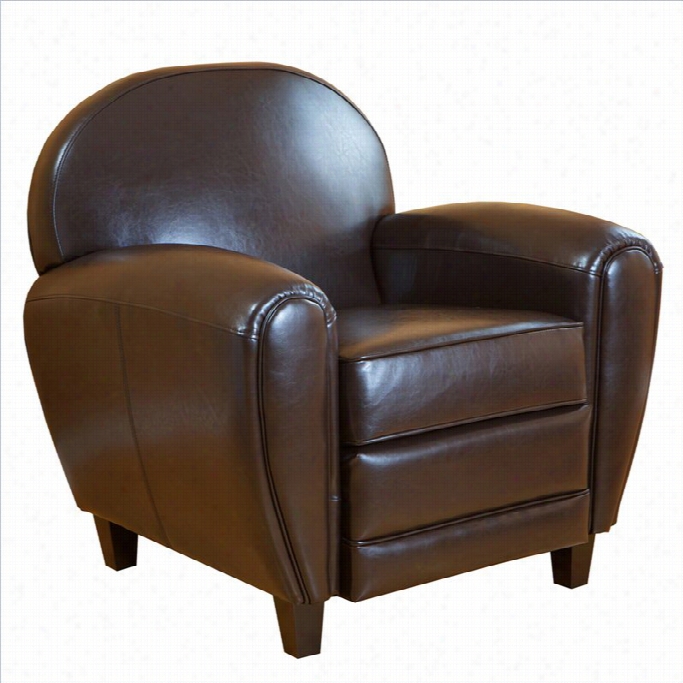 Trent Home  Georgia Club Chair In Brown