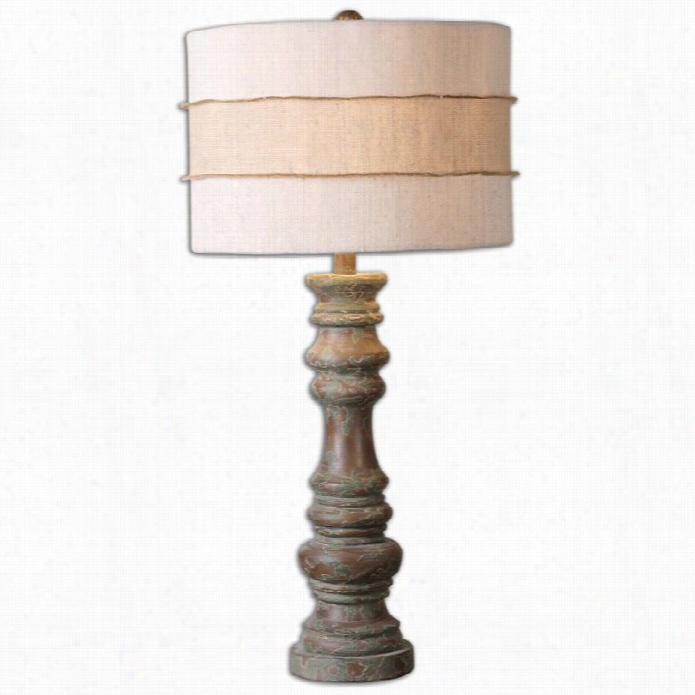 Uttermost Gerlind Wooden Table Lammp