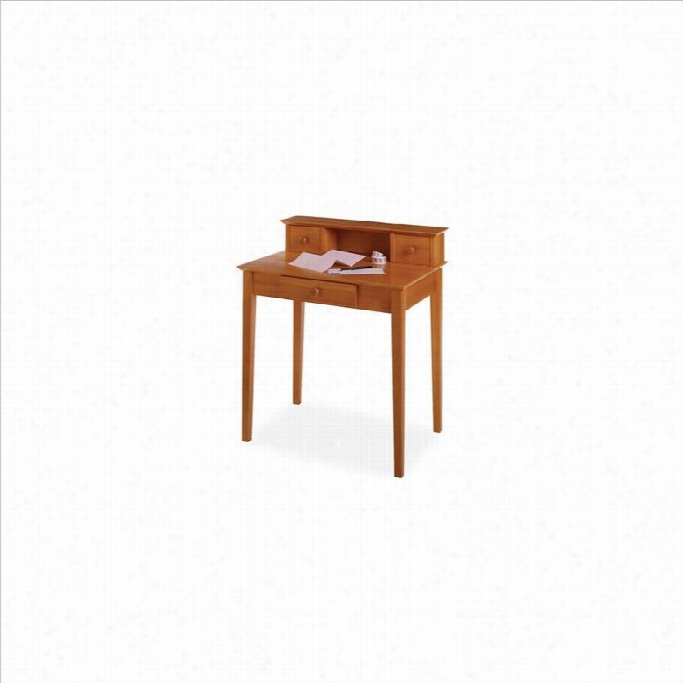 Winsome Solid Wood Writing Desk With Hutcc Hin Honye