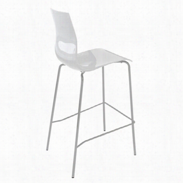 30 Stool In White