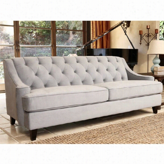 Abbyeon Living Emily Tufted Sofa In Blue
