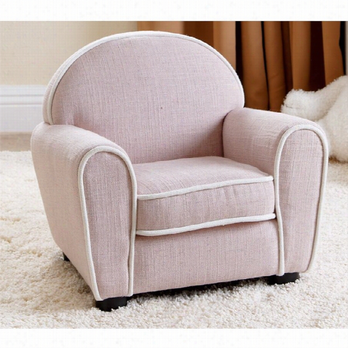 Abbysln Living Kids Sophie Faabric  Baby Armchair In Pink