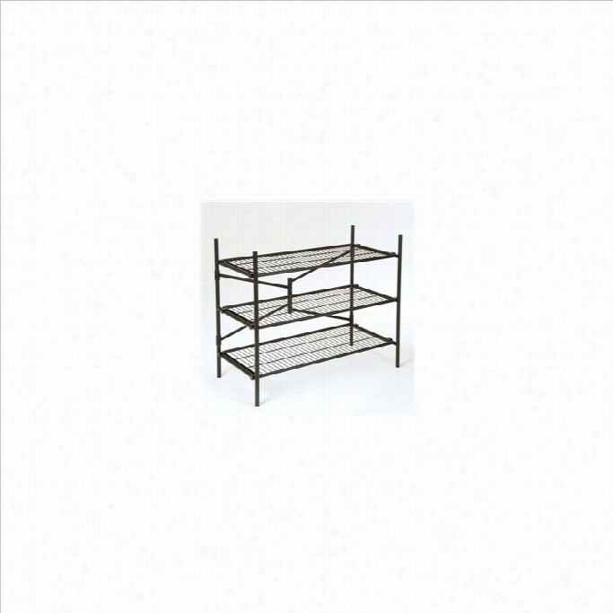 Ameriwood Cosco Collectionblack 3 Shelf Folding Instant Storage Unit