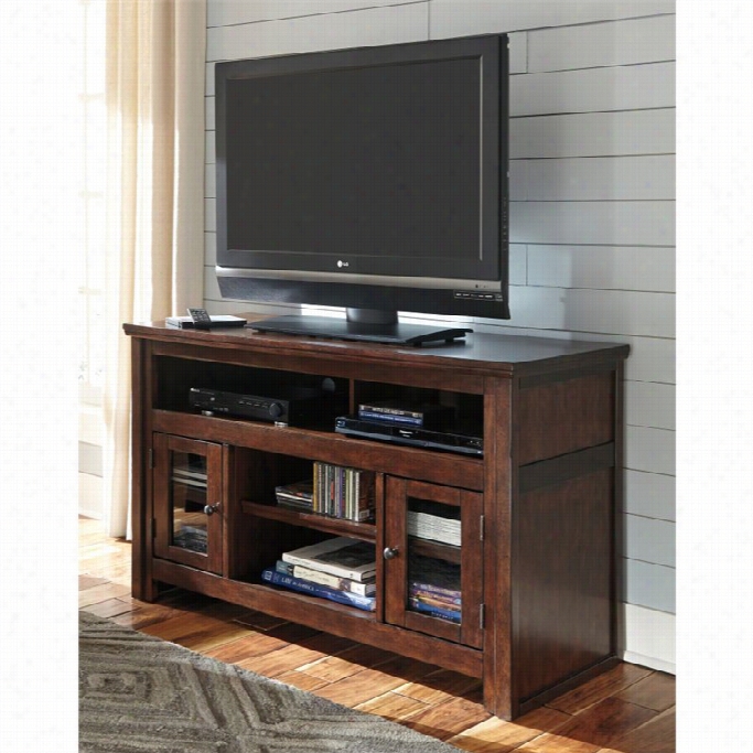 Ashley Harpan Medium 50t V Stand In Reddish Brown