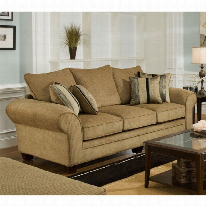 Chelsea Clearlake Polyester Sofa In Suede