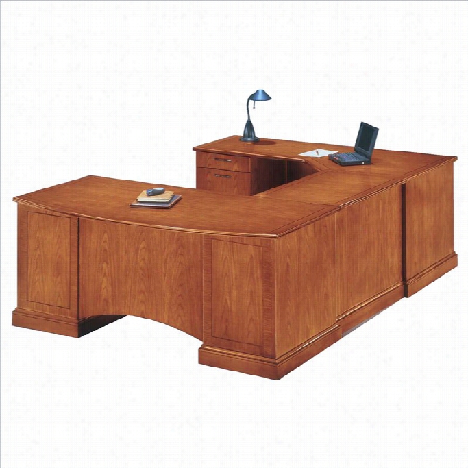 Dmi Belmont Left Executive Corner U-shapeed Desk-executive Cherry