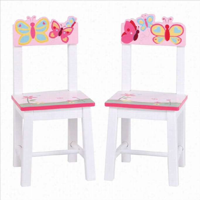 Guidecarft Butterfly Buddies Kids Chairs (sst Of 2)