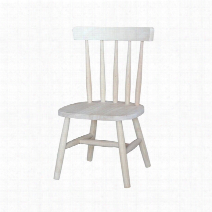 International Concepts Unfinished Tot's Chair (set Of 2)