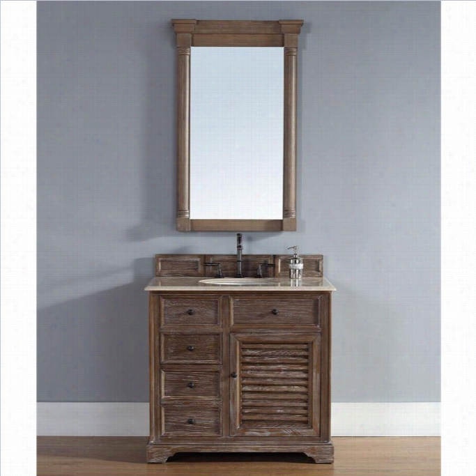 James Martin Savannha 36 Single Bathroom Vanity In Driftwood