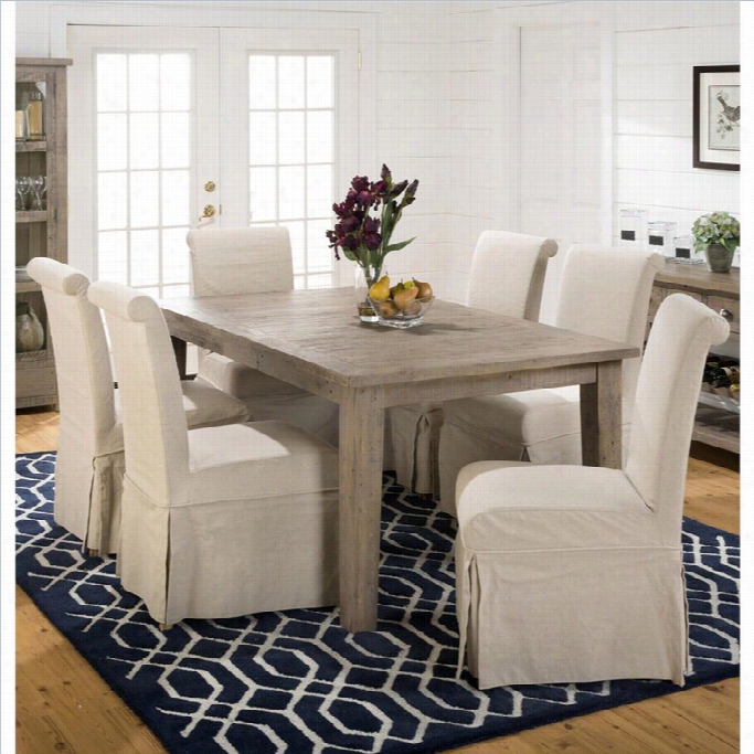Jofran 941 Succession 7-piece Dining Table Set In  Slater Millp Ine