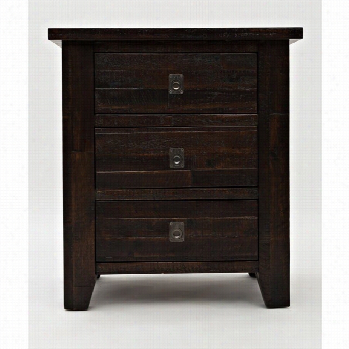 Jofran Kona Grove Nightstand In Chocolate