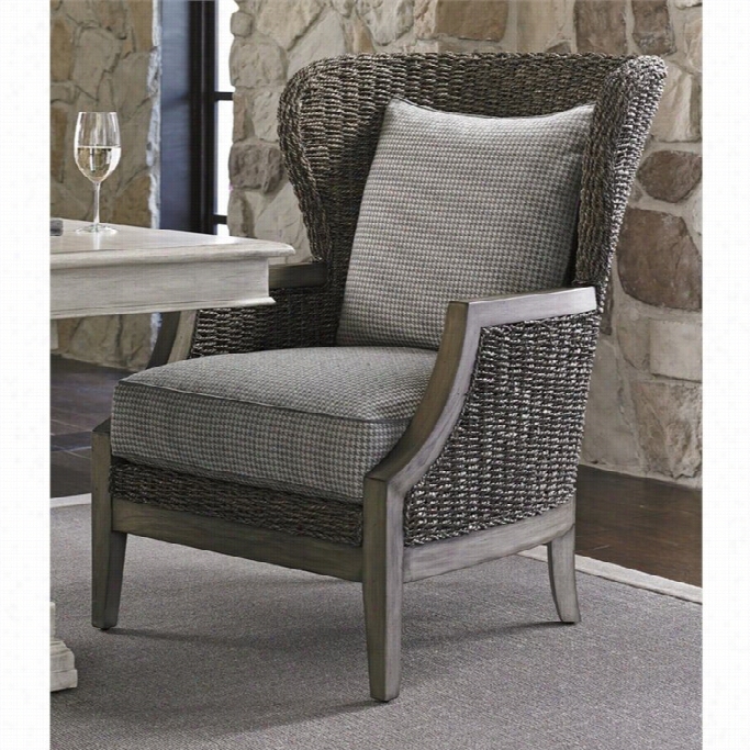 Lexington Oyster Bay Seaford Accent Chair In Gray Plaid