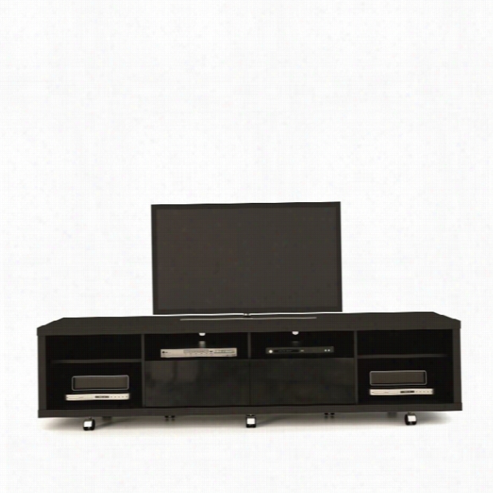 Manhatatn Comfort Cabrini 2.2 Series 85 Tv Stand In Black