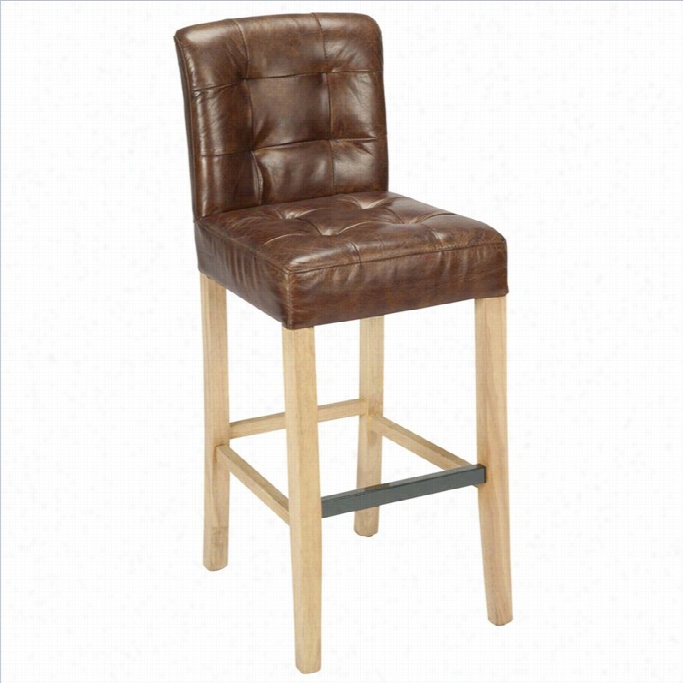 Moe's Home Assemblage Whitby 31 Bar Stool In Brown