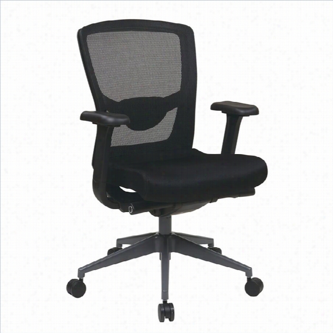 Office Star Executiv E Progrid Backo Ffice Chair In Black